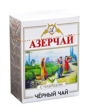 Чай чорний Azercay з чебрецем байховий листовий 100 г Чай чорний Azercay з чебрецем байховий листовий 100 г фото