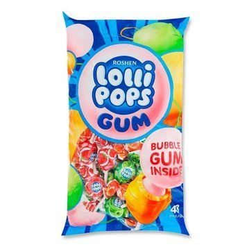 Карамель Roshen Lollipops Gum Фруктовий мікс 0.92 кг RSH-LPG-920 фото