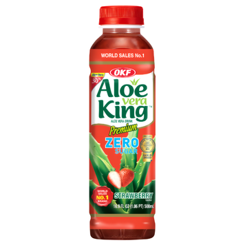 Напій Aloe Vera King Strawberry без цукру 0,5 л AVK-SB-500 фото