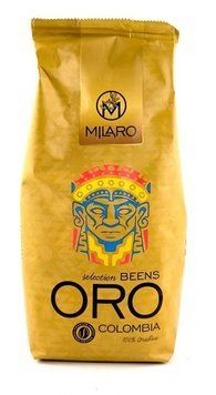 Кава в зернах Milaro Oro 1 кг м'яка упаковка MIL-ORO-ZER-1000 фото