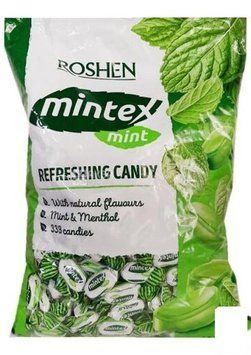 Карамель Roshen Mintex Mint освіжаюча м'ята 1 кг RSH-MTX-MNT фото