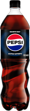 Pepsi Zero Sugar 0.75л ПЕТ без цукру 4823063112680 фото