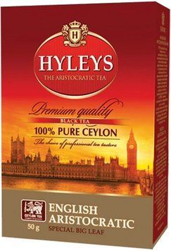 Чай чорний Hyleys Англійський Аристократичний цейлонський середньолистовий 50 г HYL-EAR-050 фото
