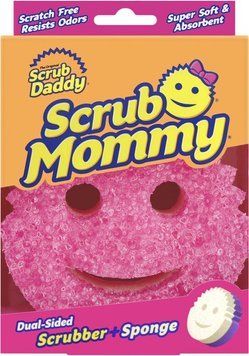 Губка кухонна двостороння Scrub Daddy Scrub Mommy рожево-фіолетова SD-MOM-RPP фото