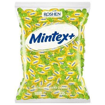 Карамель Roshen Mintex Lemon лимон та ментол 1 кг RSH-MTX-LMN фото