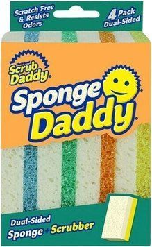 Губка кухонна Scrub Daddy Sponge Daddy 4 шт SD-SPD-4PK фото