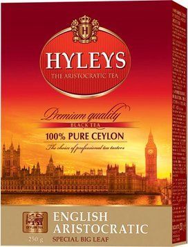 Чай чорний Hyleys Англійський Аристократичний цейлонський середньолистовий 250 г HYL-EAR-250 фото