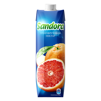 Нектар Sandora грейпфрутовий неосвітлений пастерилізований 0,95 л Нектар Sandora грейпфрутовий неосвітлений пастерилізований 0,95 л фото