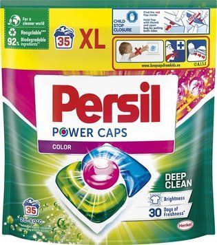 Капсули для прання Persil Power Caps Color Deep Clean 35 шт PS-PCC-35-D фото