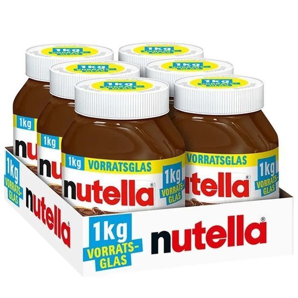 Шоколадна паста Nutella Ferrero з лісовими горіхами та какао 1 кг (скляна банка) Шоколадна паста Nutella Ferrero з лісовими горіхами та какао 1 кг (скляна банка) фото