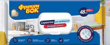 Серветки Універсальні вологі Фрекен Бок 48шт 00000000116 фото