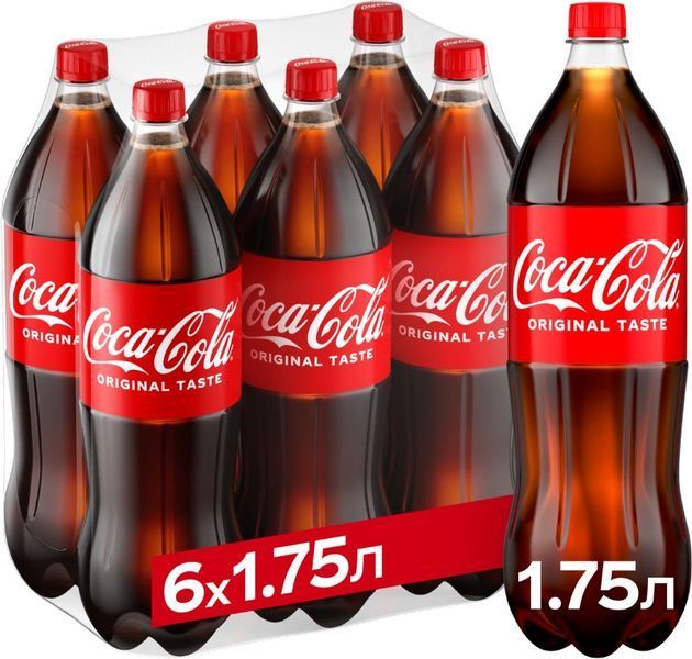 Напій безалкогольний Coca-Cola 1.75 л CCL-PET-175 фото