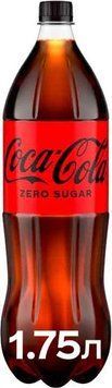 Напій газований Coca-Cola Zero Sugar 1,75 л ПЕТ CC-ZRO-175- фото