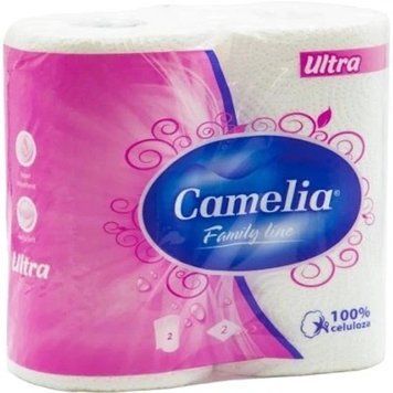 Паперові рушники Camelia Ultra 2 шари 2 рулони (Сербія) CAM-ULT-PR- фото