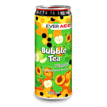 Напій безалкогольний Ever Aid Bubble Tea Peach 0,33 л Напій безалкогольний Ever Aid Bubble Tea Peach 0,33 л фото